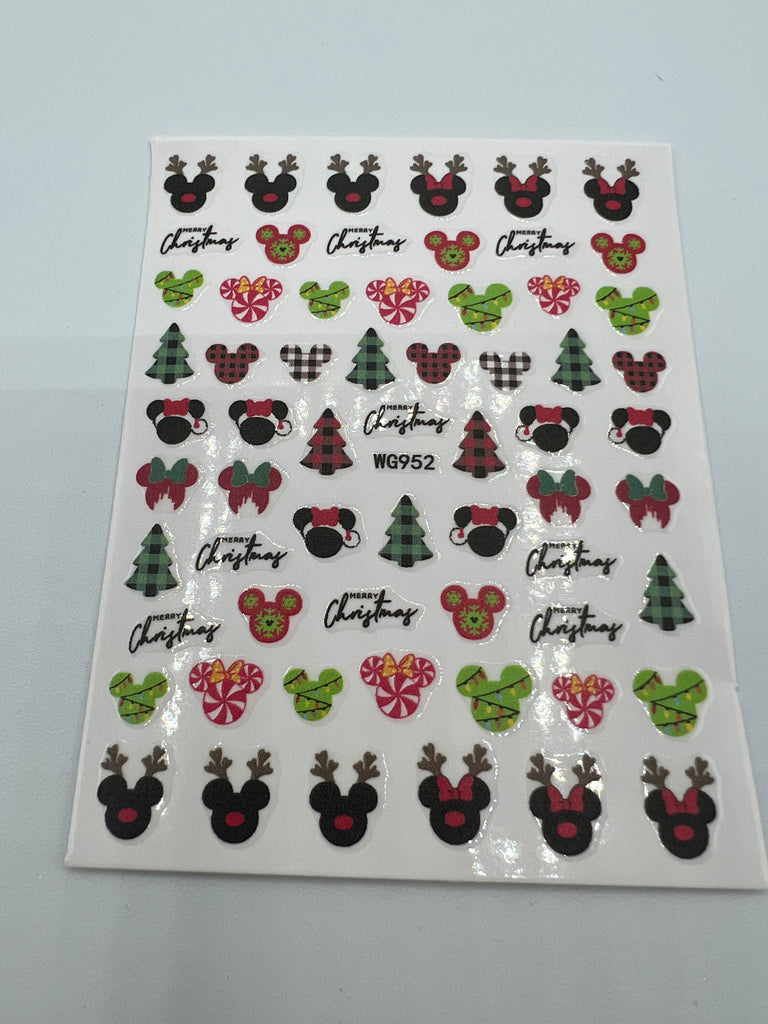 Nail Stickers - disney christmas – Peppi Gel