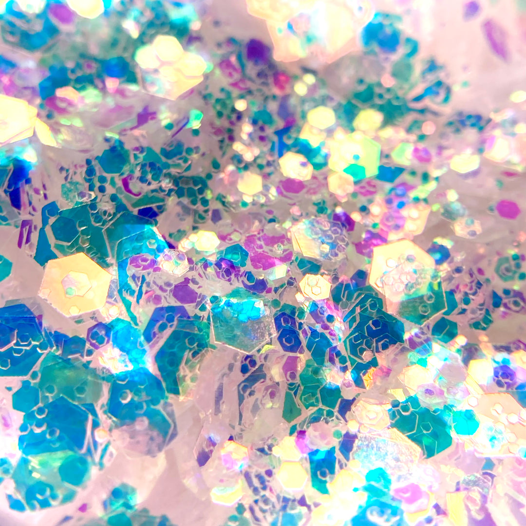 Rainbow Glitter - Confetti Glitter - Dot Glitter - Glitter Shapes - Holo  Glitter - Cranberry Royale