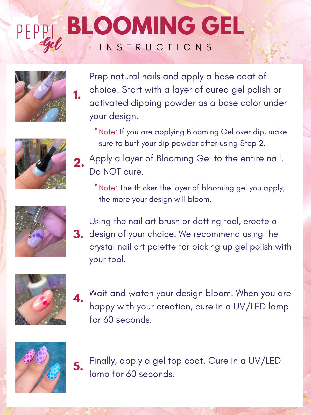 BLOOMING GEL - DESIGNS