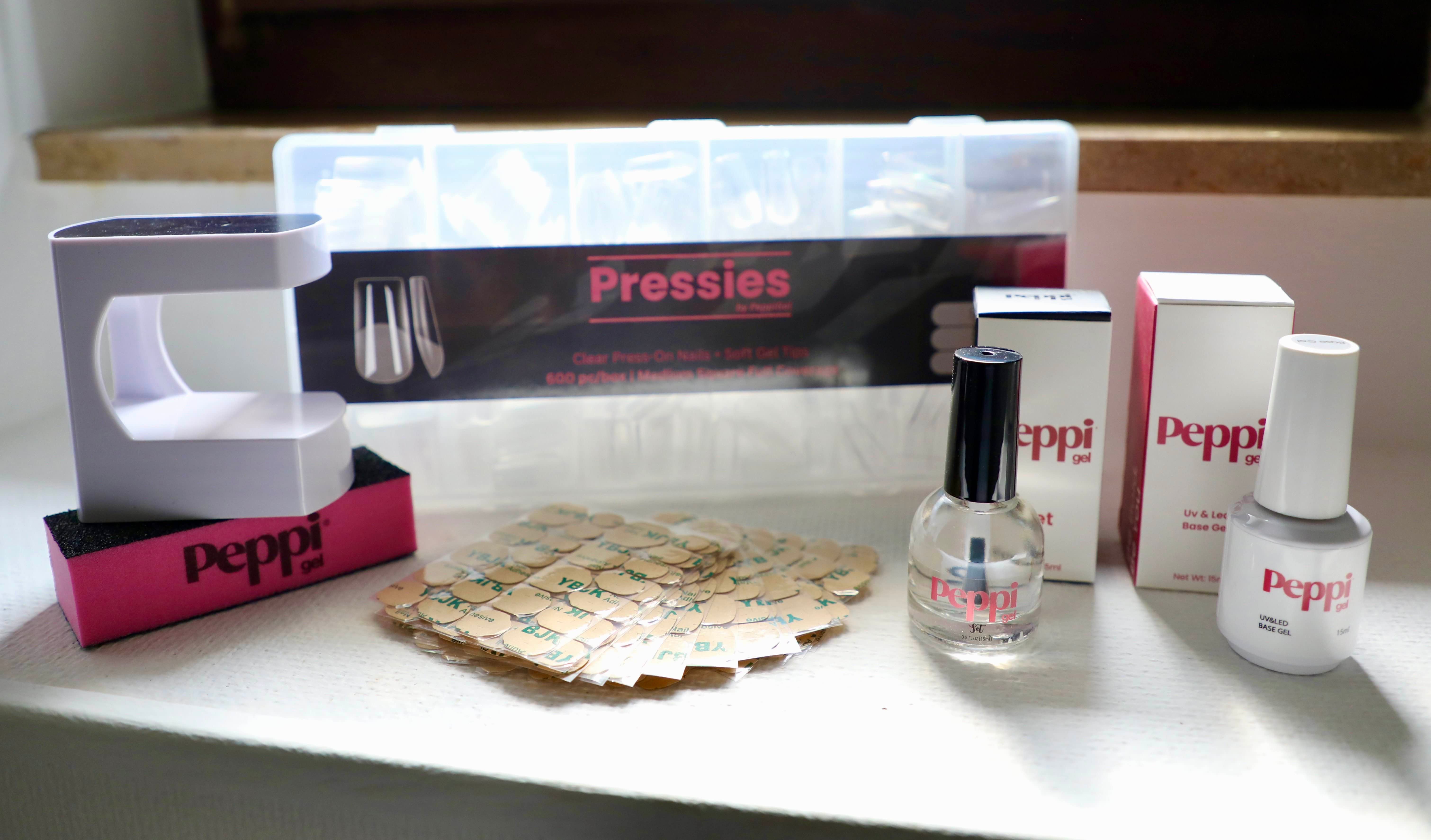 Soft Gel Clear Press On Starter Kit Peppi Gel