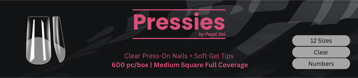 Single Packs – Pressies Nail Extensions Medium Square
