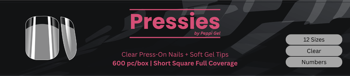 Single Packs – Pressies Nail Extensions Short Square