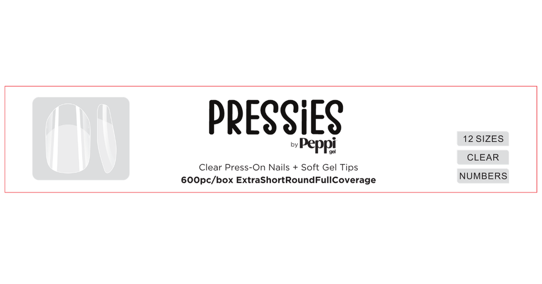 Single Packs – Pressies Nail Extensions Extra Short Round