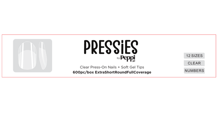 Single Packs – Pressies Nail Extensions Extra Short Round