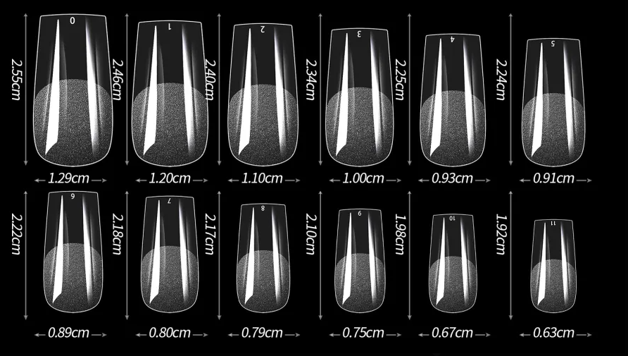 Single Packs – Pressies Nail Extensions Medium Square