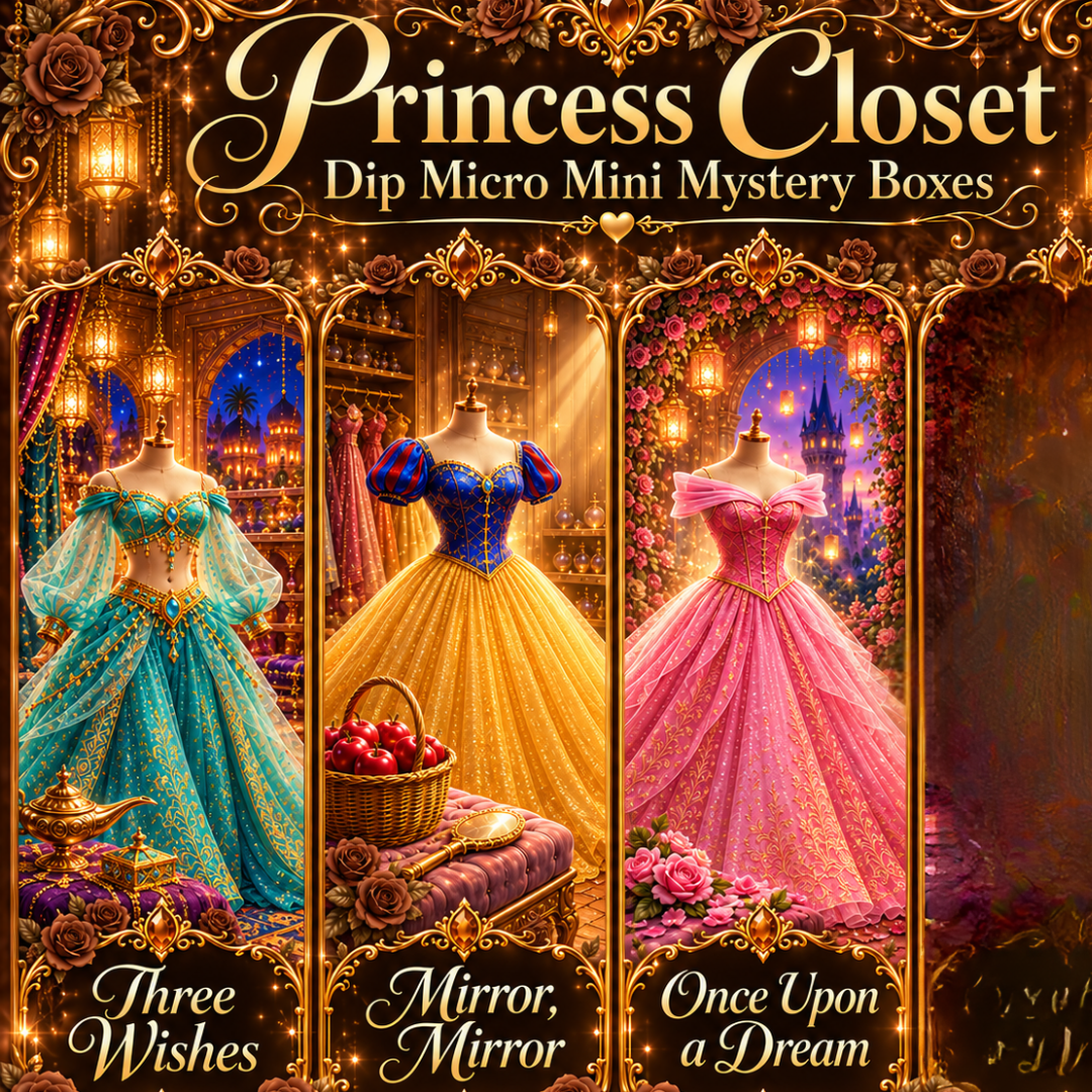 Princess Closet Dip Micro Mini Mystery Boxes Bundle
