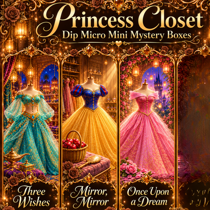 Princess Closet Dip Micro Mini Mystery Boxes Bundle