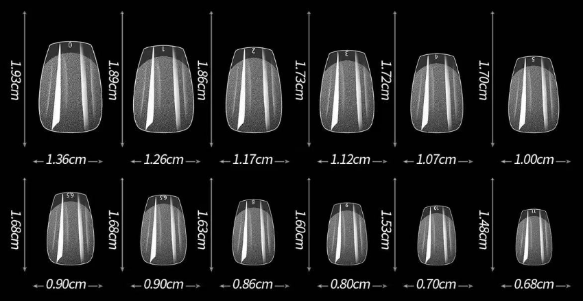Single Packs – Pressies Nail Extensions - Short Coffin