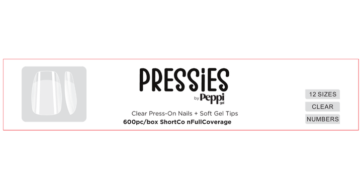 Single Packs – Pressies Nail Extensions - Short Coffin